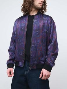 Fred Reversible Bomber Jacket orchid/black via Yahmo