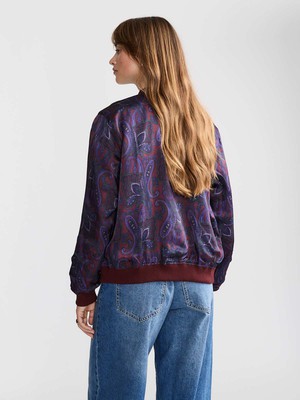 Elsa Reversible Bomber Jacket Orchid/Wine from Yahmo