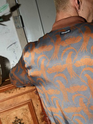 Laslo Reversible Bomber Jacket nouveau/pine from Yahmo