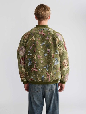 Bruno Reversible Bomber Jacket Garden/Wine from Yahmo