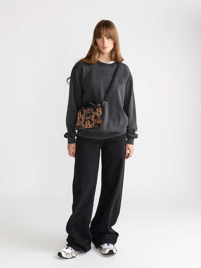 Ilse Sweatshirt Faded Black from Yahmo
