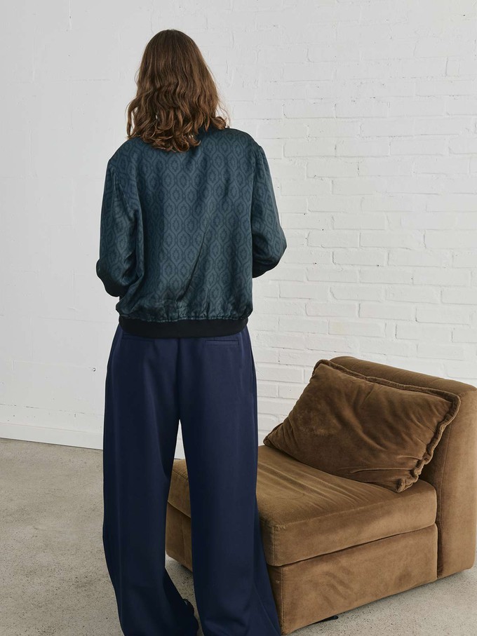 Ruth Reversible Bomber Jacket Opal/Black from Yahmo