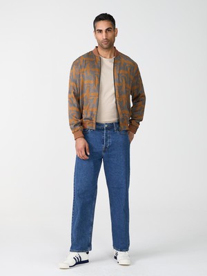 Laslo Reversible Bomber Jacket nouveau/pine from Yahmo