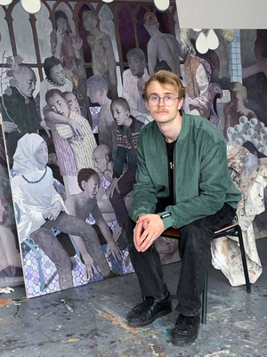 Oskar Reversible Bomber Jacket Atlas/Teal from Yahmo