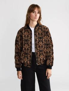 Berta Reversible Bomber Jacket Palm/Black via Yahmo