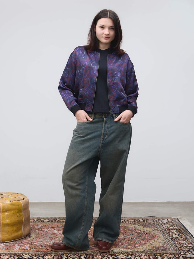 Lene Reversible Bomber Jacket orchid/black from Yahmo