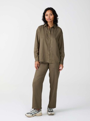 Hilde Pants olive from Yahmo