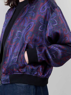 Lene Reversible Bomber Jacket orchid/black from Yahmo