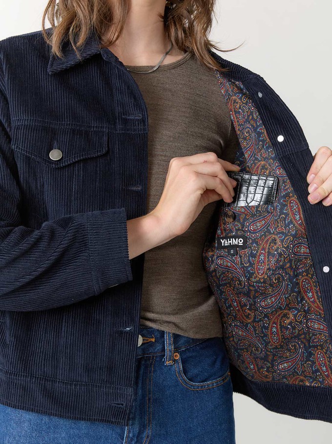 Thea Jacket navy from Yahmo