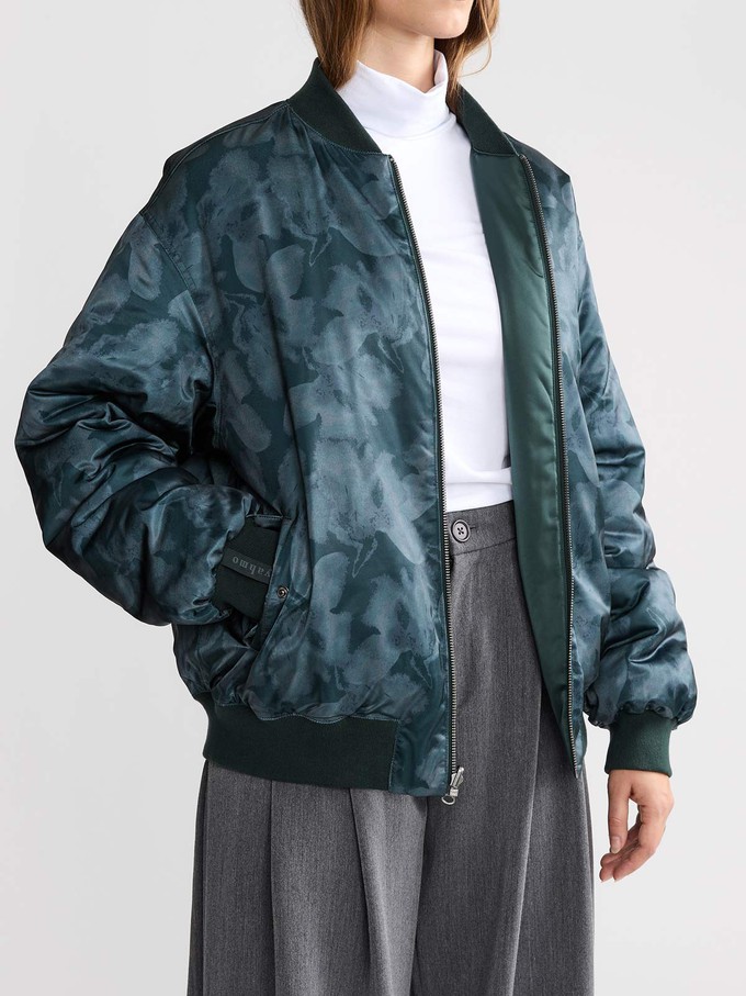 Grete Reversible Bomber Shadow/Petrol from Yahmo