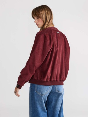 Elsa Reversible Bomber Jacket Orchid/Wine from Yahmo