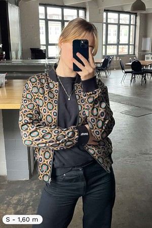 kaleidoscope/black Reversible Bomber from Yahmo