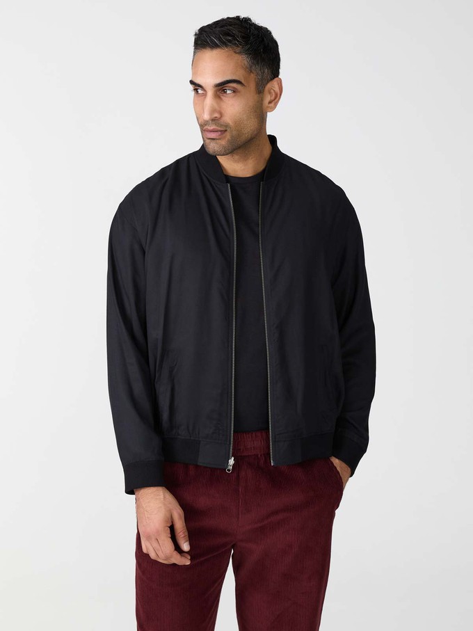 Fred Reversible Bomber Jacket Onyx/Black from Yahmo