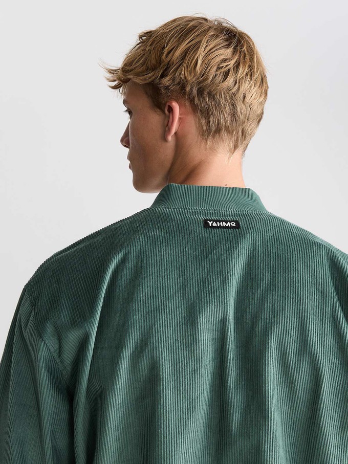 Oskar Reversible Bomber Jacket Atlas/Teal from Yahmo