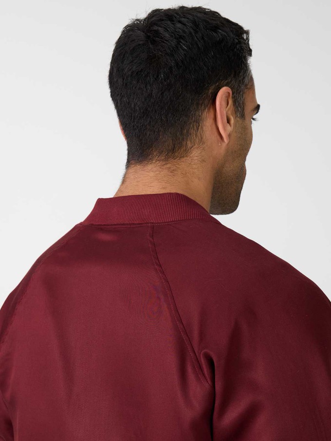 Bruno Reversible Bomber Jacket rosie/wine from Yahmo
