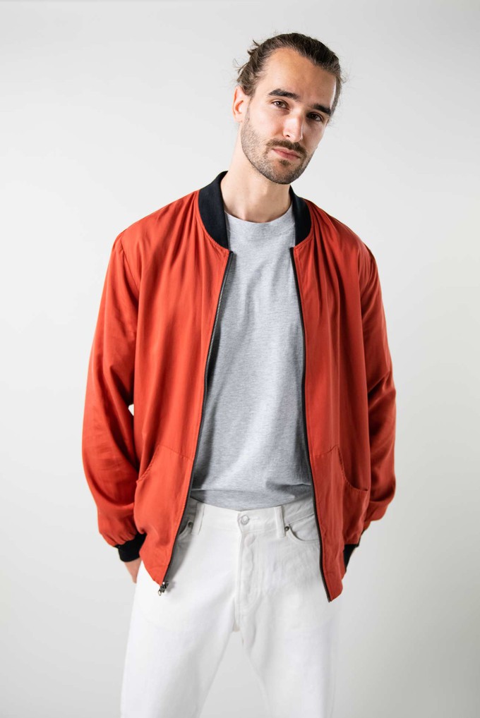 1921/mineral red Reversible Bomber from Yahmo