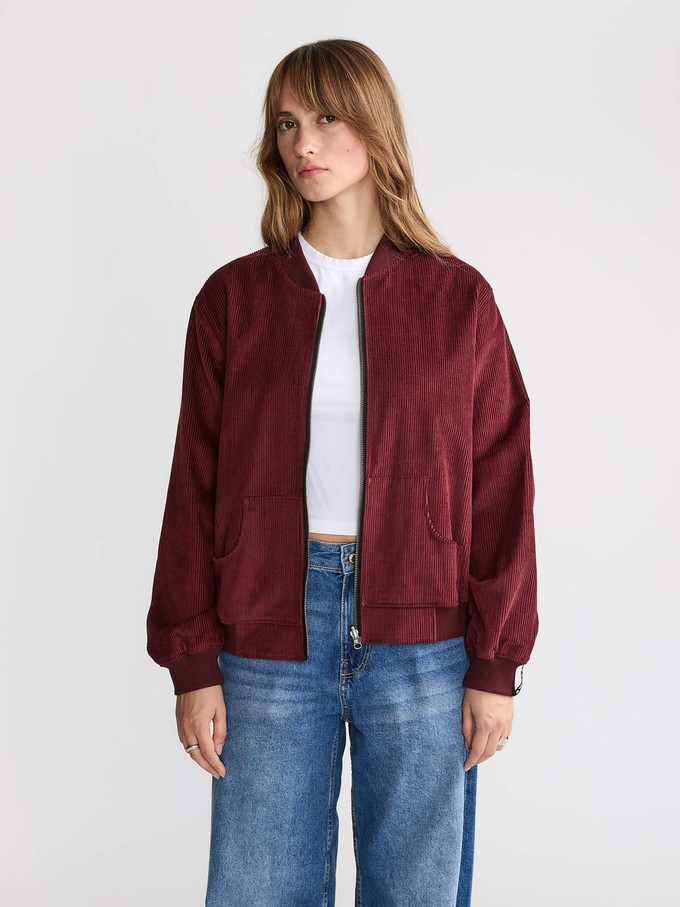 Elsa Reversible Bomber Jacket Orchid/Wine from Yahmo