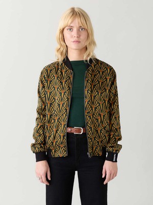 Ruth Reversible Bomber Jacket artdeco/black from Yahmo