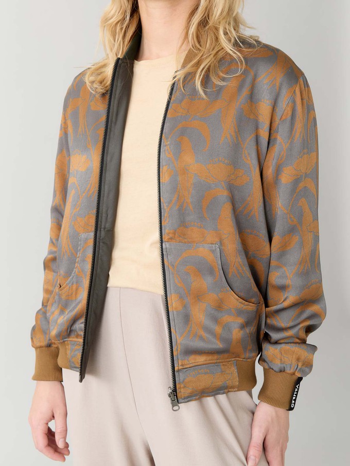 Ruth Reversible Bomber Jacket nouveau/pine from Yahmo
