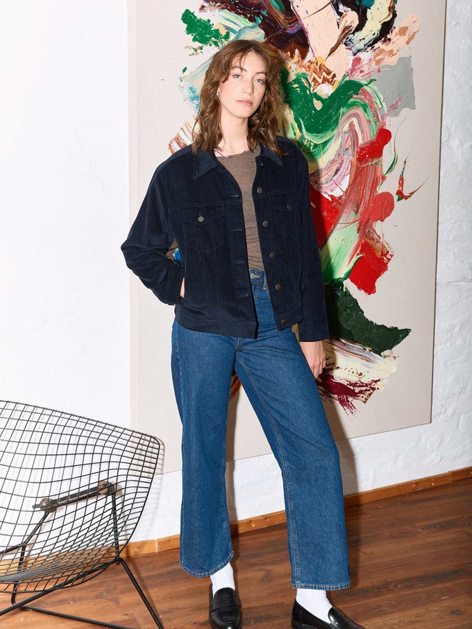 Thea Jacket navy from Yahmo
