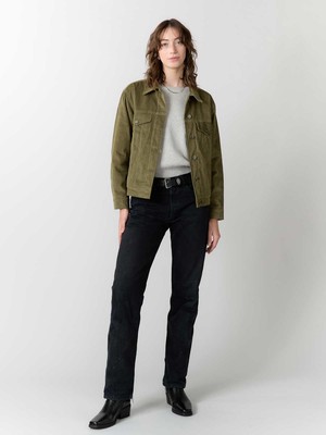 Thea Jacket olive from Yahmo