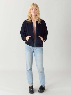 Elsa Reversible Bomber Jacket papyrus/navy from Yahmo