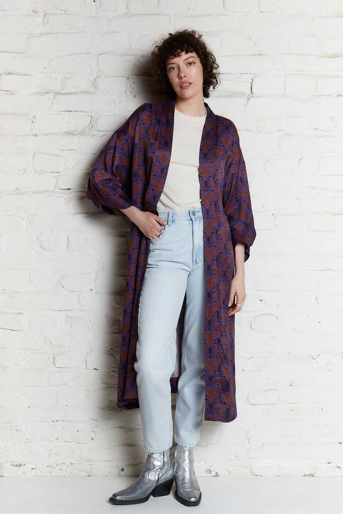 moka Better-Than-Silk Kimono from Yahmo