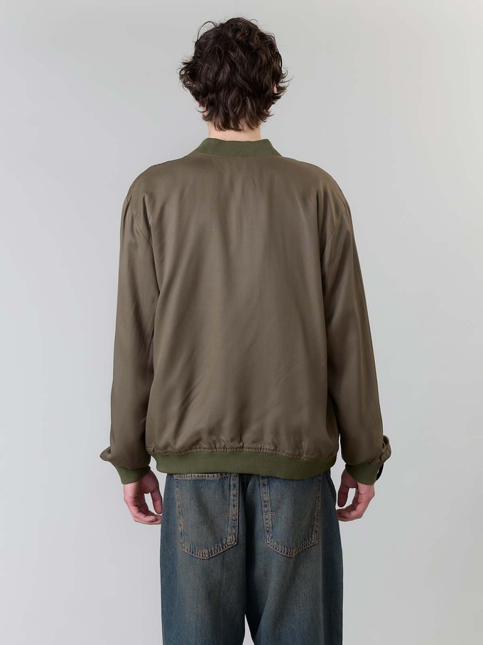Laslo Reversible Bomber Jacket daydream/olive from Yahmo