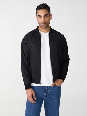 Fred Reversible Bomber Jacket moss/black from Yahmo