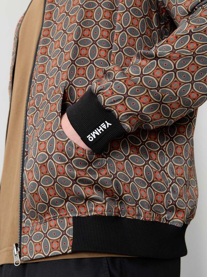 Laslo Reversible Bomber Jacket Nostalgia/Pine from Yahmo