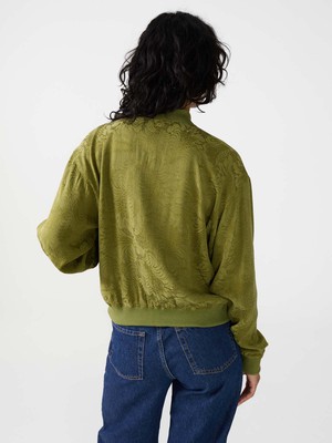 Lene Reversible Bomber Jacket moss/black from Yahmo