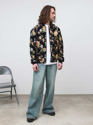 Siggi Reversible Bomber Jacket antique/black from Yahmo