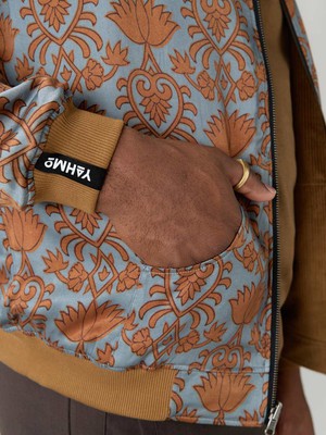 Oskar Reversible Bomber Jacket masala/caramel from Yahmo