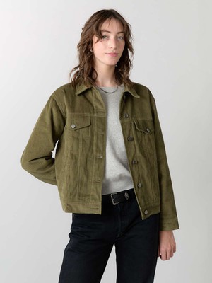 Thea Jacket olive from Yahmo