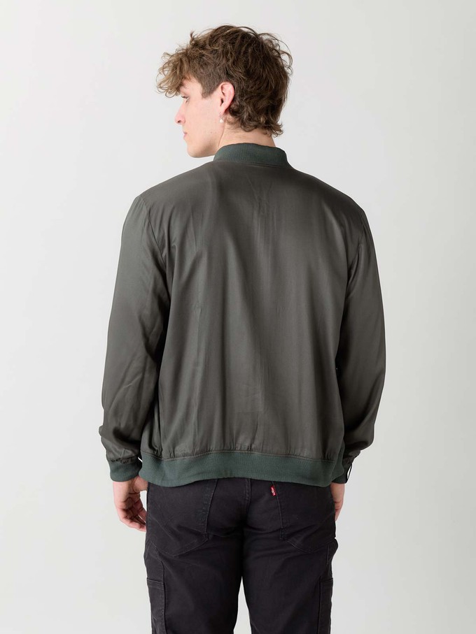 Laslo Reversible Bomber Jacket nouveau/pine from Yahmo