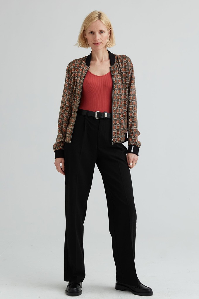Ruth Reversible Bomber Jacket nostalgia/pine from Yahmo