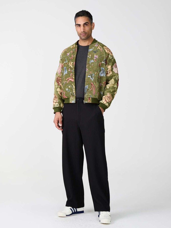 Bruno Reversible Bomber Jacket Garden/Wine from Yahmo