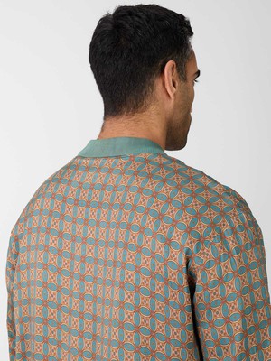 Oskar Reversible Bomber Jacket atlas/teal from Yahmo