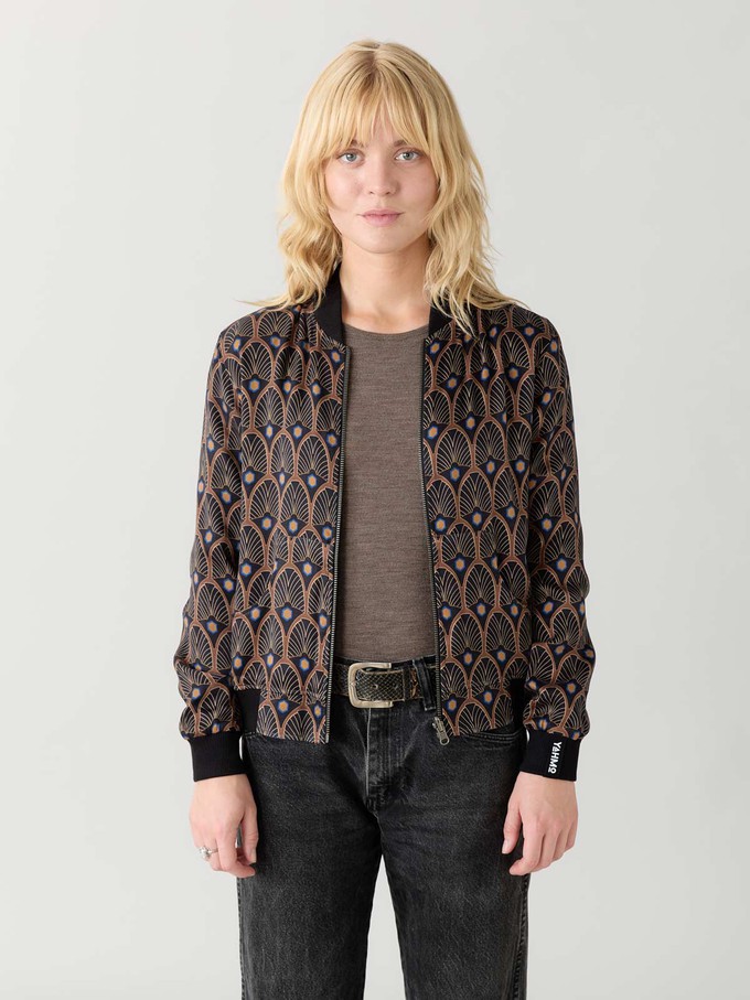 Ruth Reversible Bomber Jacket metropolis/blue from Yahmo
