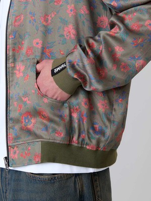 Laslo Reversible Bomber Jacket daydream/olive from Yahmo