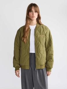 Trudi Quilted Bomber Jacket via Yahmo