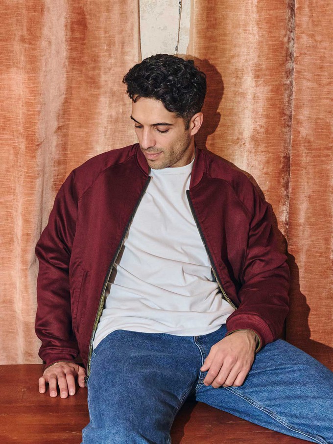 Bruno Reversible Bomber Jacket garden/wine from Yahmo