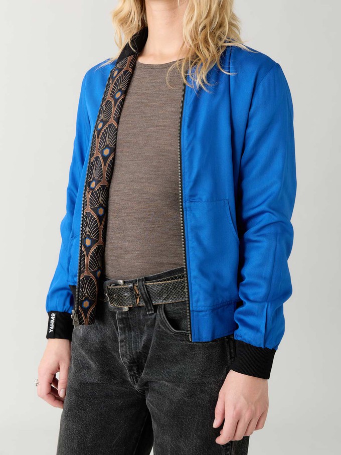 Ruth Reversible Bomber Jacket metropolis/blue from Yahmo