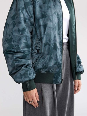Grete Reversible Bomber Shadow/Petrol from Yahmo