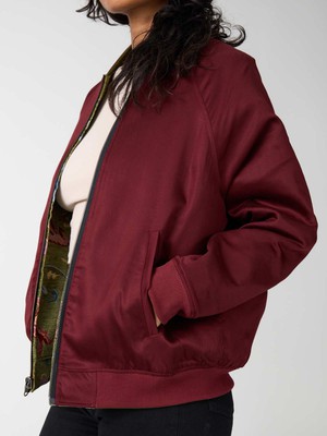 Jette Reversible Bomber Jacket garden/wine from Yahmo