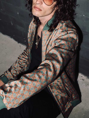 Oskar Reversible Bomber Jacket atlas/teal from Yahmo