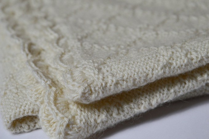 Baby Blanket | 100% Baby Alpaca Wool | Baby Vanilla from Yanantin Alpaca