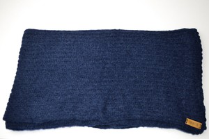 Extra Large Scarf | Navy Blue | Baby Alpaca & Merino Wool Blend | Loosely Knitted from Yanantin Alpaca