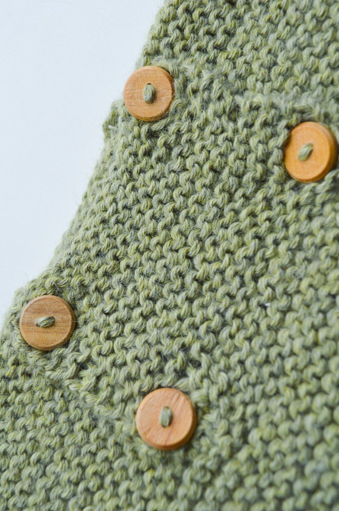 Baby Sweater | Baby Grass | 100% Baby Alpaca Wool | 6-12 Months from Yanantin Alpaca