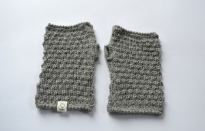 Fingerless Mittens | 100% Baby Alpaca | Fine-Knit Look from Yanantin Alpaca
